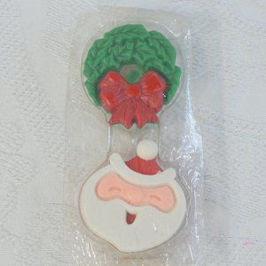 Vintage 80’s Wizard Christmas Wreath Santa Sticky Air Fresheners Home Decoration